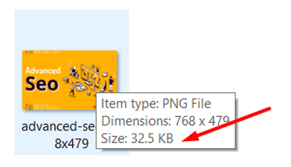 image size seo