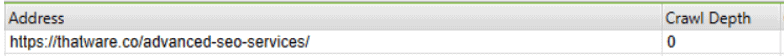 crawl depth seo